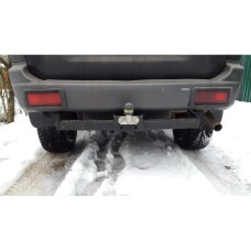 Фаркоп Лидер-Плюс для Mitsubishi Pajero Sport I 1998-2008. Фланцевое крепление. Артикул M107-F