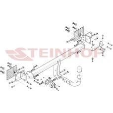 Фаркоп Steinhof для Mercedes-Benz E-Класс C238 купе (только AMG)/A238 кабриолет (только AMG) 2016-2025. Артикул M-173