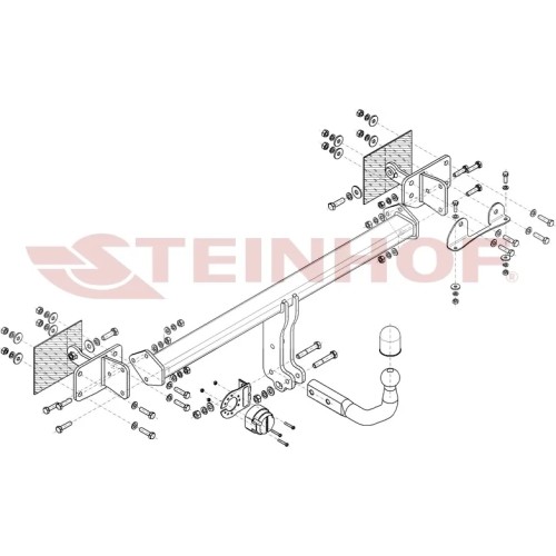 Фаркоп Steinhof для Mercedes-Benz E-Класс C238 купе (только AMG)/A238 кабриолет (только AMG) 2016-2025. Артикул M-173 Фаркоп Steinhof для Mercedes-Benz E-Класс C238 купе (только AMG)/A238 кабриолет (только AMG) 2016-2025. Артикул M-173
