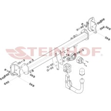 Фаркоп Steinhof для Mercedes-Benz EQC N293 (в т.ч. AMG package) 2020-2025. Артикул M-183