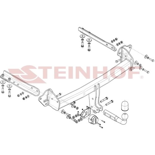 Фаркоп Steinhof для Subaru Forester V 2018-2025. Артикул S-430