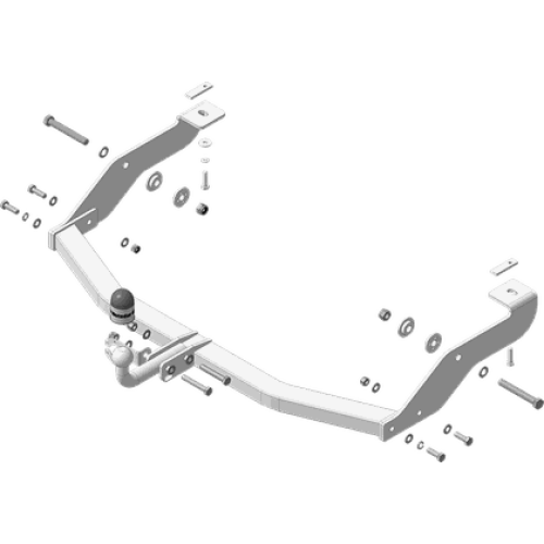 Фаркоп Мотодор оцинкованный для Lifan Myway 2017-2021. Артикул 94703-A