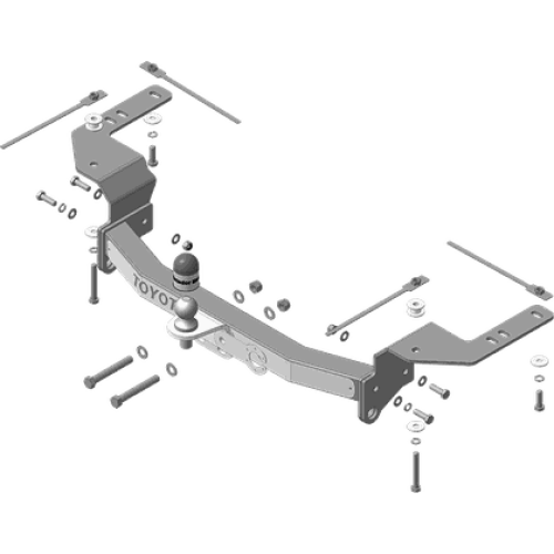 Фаркоп Мотодор для Toyota Land Cruiser 200 2007-2021 с нержавеющей накладкой. Артикул 92517-FEN Фаркоп Мотодор для Toyota Land Cruiser 200 2007-2021 с нержавеющей накладкой. Артикул 92517-FEN