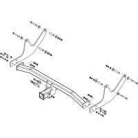 Фаркоп AvtoS для Lada Largus 2012-2025 (без шара в комплекте). Артикул RN 03B