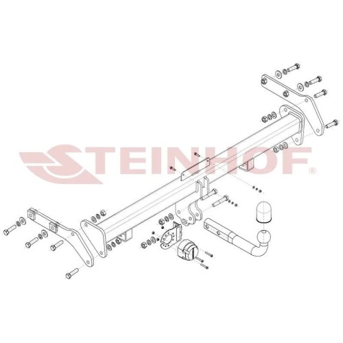 Фаркоп Steinhof для Kia Sportage V (NQ5, в т.ч. GT Line, в т.ч. Hybrid) 2022-2025. Артикул K-098 Фаркоп Steinhof для Kia Sportage V (NQ5, в т.ч. GT Line, в т.ч. Hybrid) 2022-2025. Артикул K-098