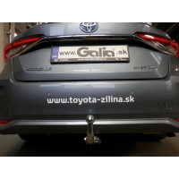 Фаркоп Galia оцинкованный для Toyota Corolla E210 седан 2019-2020. Быстросъемный крюк. Артикул T074C