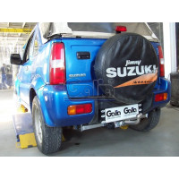 Фаркоп Galia оцинкованный для Suzuki Jimny 1998-2018. Быстросъемный крюк. Артикул S050C
