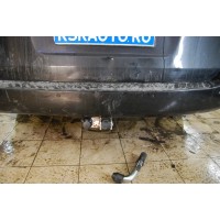 Фаркоп Galia оцинкованный для Hyundai H1 Grand Starex 2007-2020. Быстросъемный крюк. Артикул H077C