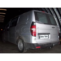 Фаркоп Galia оцинкованный для Hyundai H1 Grand Starex 2007-2020. Быстросъемный крюк. Артикул H077C