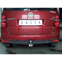 Фаркоп Galia оцинкованный для Volkswagen Touran 2002-2020. Быстросъемный крюк. Артикул V065C