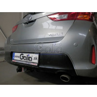 Фаркоп Galia оцинкованный для Toyota Auris II хэтчбек 2012-2020. Быстросъемный крюк. Артикул T056C