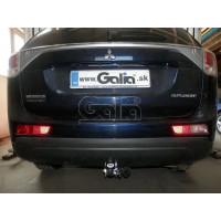 Фаркоп Galia оцинкованный для Mitsubishi Outlander III (не подходит на авто с полноразмерной запаской) 2012-2018. Быстросъемный крюк. Артикул M126C