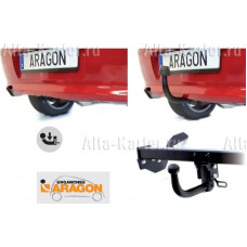 Фаркоп Aragon для Kia Rio III хэтчбек, купе 2011-2017. Быстросъемный крюк. Артикул E3003CM
