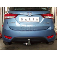 Фаркоп Galia оцинкованный для Hyundai ix20 2010-2020. Быстросъемный крюк. Артикул H084C