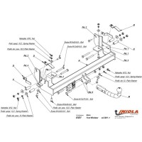 Фаркоп Imiola для Ford Windstar II 1998-2004. Артикул E.031 Фаркоп Imiola для Ford Windstar II 1998-2004. Артикул E.031
