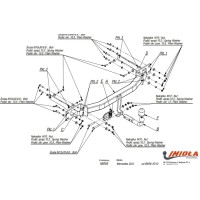 Фаркоп Imiola для Mercedes-Benz GLK-Класс X204 2008-2015. Артикул M.045 Фаркоп Imiola для Mercedes-Benz GLK-Класс X204 2008-2015. Артикул M.045
