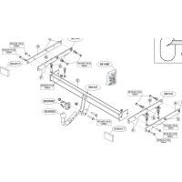 Фаркоп Brink (Thule) для Nissan Note II E12 (искл. DIG-S, не для бензина) 2013-2020. Артикул 581500