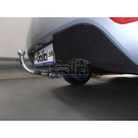 Фаркоп Galia оцинкованный для Peugeot 508 седан 2011-2020. Быстросъемный крюк. Артикул P043C