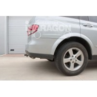 Фаркоп Aragon (быстросъемный крюк, горизонтальное крепление) для SsangYong Kyron 2006-2020. Артикул E3105AS