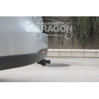 Фаркоп Aragon (быстросъемный крюк, горизонтальное крепление) для SsangYong Kyron 2006-2020. Артикул E3105AS