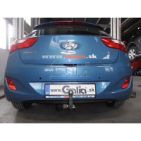 Фаркоп Galia оцинкованный для Hyundai i30 II хэтчбек 2011-2017. Быстросъемный крюк. Артикул H086C