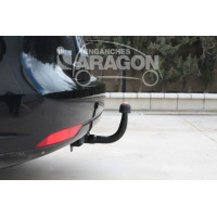 Фаркоп Aragon (быстросъемный крюк, вертикальное крепление) для Audi A3 8V Sportback S-line 2013-2016. Артикул E6712AV