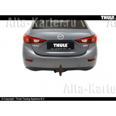 Фаркоп Brink (Thule) для Mazda 3 III седан 2013-2018. Быстросъемный крюк. Артикул 584600