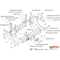 Фаркоп Imiola для Mercedes-Benz Vario W670 1996-2013. Фланцевое крепление. Артикул M.022 Фаркоп Imiola для Mercedes-Benz Vario W670 1996-2013. Фланцевое крепление. Артикул M.022