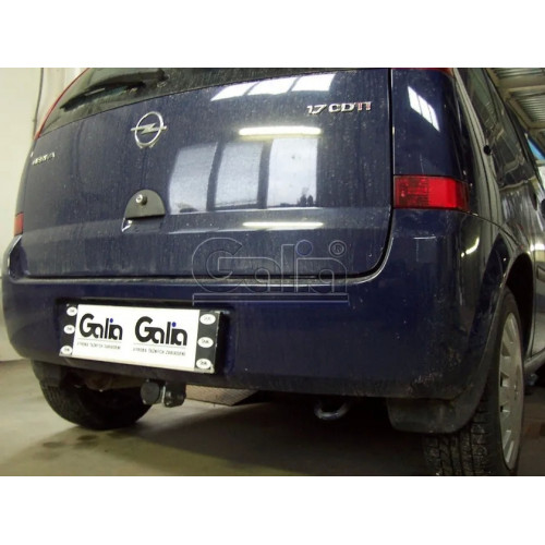 Фаркоп Galia оцинкованный для Opel Meriva A 2002-2010. Быстросъемный крюк. Артикул O044C