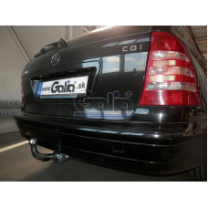 Фаркоп Galia оцинкованный для Mercedes-Benz CLK-Класс W209 2002-2009. Быстросъемный крюк. Артикул M097C