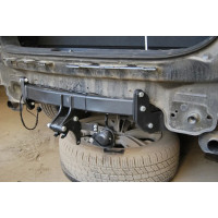 Фаркоп Brink (Thule) для Hyundai Santa Fе III DM 2/4WD 2012-2017. Быстросъемный крюк. Артикул 564300