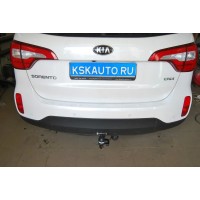 Фаркоп Brink (Thule) для Hyundai Santa Fе III DM 2/4WD 2012-2017. Быстросъемный крюк. Артикул 564300