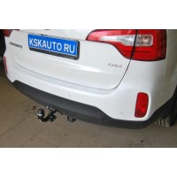 Фаркоп Brink (Thule) для Hyundai Santa Fе III DM 2/4WD 2012-2017. Быстросъемный крюк. Артикул 564300