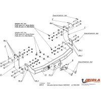 Фаркоп Imiola для Volkswagen LT (с подножкой, кол. база 3,55/4,025м) 1995-2006. Фланцевое крепление. Артикул M.012 Фаркоп Imiola для Volkswagen LT (с подножкой, кол. база 3,55/4,025м) 1995-2006. Фланцевое крепление. Артикул M.012
