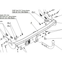 Фаркоп Imiola для Citroen C3 Picasso 2009-2020. Артикул C.032 Фаркоп Imiola для Citroen C3 Picasso 2009-2020. Артикул C.032