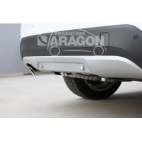 Фаркоп Aragon (быстросъемный крюк, вертикальное крепление) для BMW X1 E84 2009-2015.. Артикул E0808AV