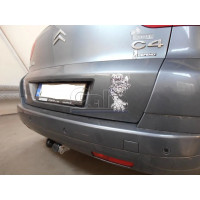 Фаркоп Galia оцинкованный для Peugeot 5008 2009-2020. Быстросъемный крюк. Артикул C051C