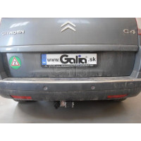 Фаркоп Galia оцинкованный для Peugeot 5008 2009-2020. Быстросъемный крюк. Артикул C051C