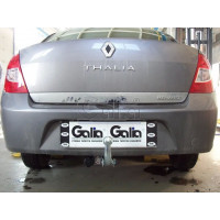 Фаркоп Galia оцинкованный для Renault Symbol II седан 2008-2013. Быстросъемный крюк. Артикул R083C