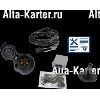Штатная электрика фаркопа Erich Jaeger (7-полюсная) для BMW 7-серия F01/F02/F03/F04 2009-2020. Артикул 737269