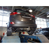 Фаркоп Baltex для Toyota RAV4 IV 2013-2019. (с декор. накладкой) Фланцевое крепление. Артикул 24.2339.08