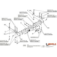 Фаркоп Imiola для Chevrolet Express 1997-2017. Фланцевое крепление. Артикул CH.100 Фаркоп Imiola для Chevrolet Express 1997-2017. Фланцевое крепление. Артикул CH.100