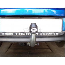 Фаркоп Galia оцинкованный для Mazda 3 II хэтчбек 2009-2013. Быстросъемный крюк. Артикул M106C