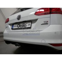 Фаркоп Galia оцинкованный для Volkswagen Golf VII универсал 2/4WD 2013-2020. Быстросъемный крюк. Артикул V073C