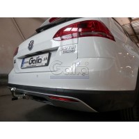 Фаркоп Galia оцинкованный для Volkswagen Golf VII универсал 2/4WD 2013-2020. Быстросъемный крюк. Артикул V073C