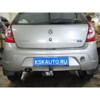 Фаркоп Galia оцинкованный для Renault Sandero Stepway I 2010-2014. Артикул D040A