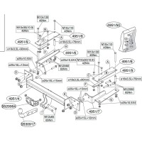 Фаркоп Brink (Thule) для Suzuki SX4 I седан 2007-2010. Артикул 495100