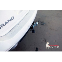 Фаркоп Лидер-Плюс для Nissan Murano Z51 2010-2015. Фланцевое крепление. Артикул N118-F
