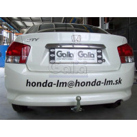 Фаркоп Galia оцинкованный для Honda City V 2009-2014. Быстросъемный крюк. Артикул H081C