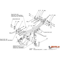 Фаркоп Imiola для Mercedes-Benz E-Класс W211 седан 2002-2009. Быстросъемный крюк. Артикул M.A27